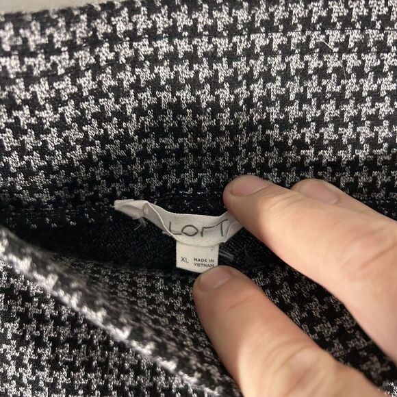 Loft Pants Women's XL Grey Pull On Stretchy High Rise 28" Inseam No Pockets - Picture 4 of 8